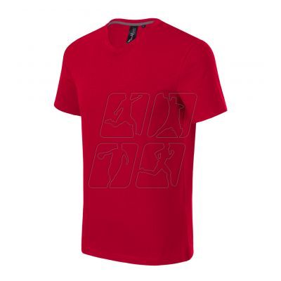 Koszulka Malfini Action V-neck M MLI-70071 formula red