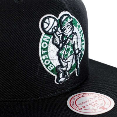 3. Czapka z daszkiem Mitchell & Ness NBA Boston Celtics Top Spot Snapback Hwc Celtics HHSS2976-BCEYYPPPBLCK