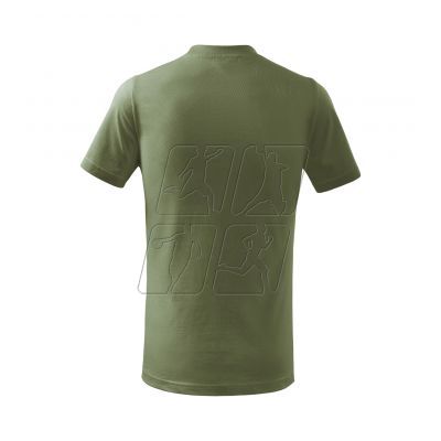 2. Koszulka Malfini Basic Jr MLI-13809 khaki