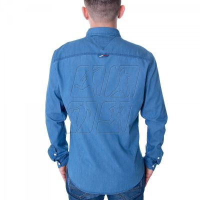 2. Koszula Tommy Jeans Tjm Cotton Denim Shirt Indigo M DM0DM06562-447