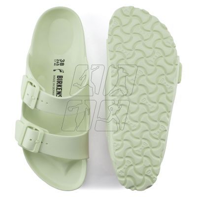 2. Klapki męskie Birkenstock Arizona Essentials EVA Regular Faded Lime na szeroką stopę piankowe (1024571)