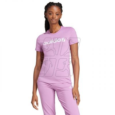 2. Koszulka adidas Loungewear Essentials Slim Logo Tee W IY9192