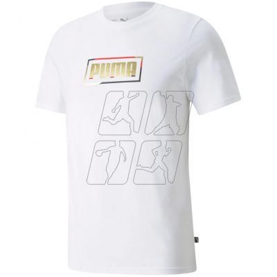 Koszulka Puma Graphic Metallic Tee M 589272 02