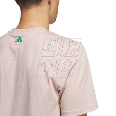 6. Koszulka adidas Chain Net Basketball Graphic Tee M IC1863