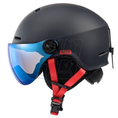 3. Kask narciarski Meteor Falven granatowy 24974-24976