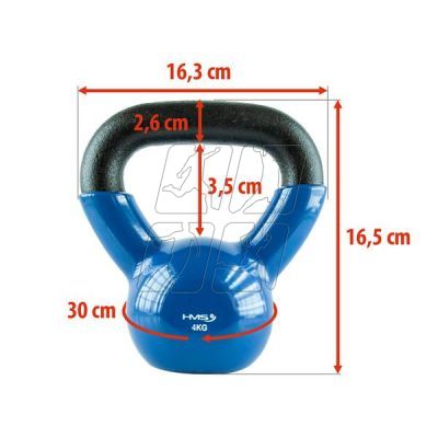 21. Kettlebell żeliwny Blue HMS KNV04