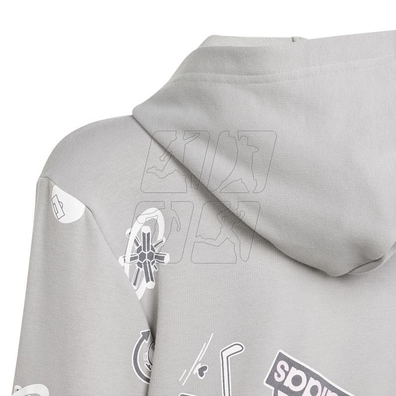 5. Bluza adidas Biuv Zip Hoodie Jr IS3755
