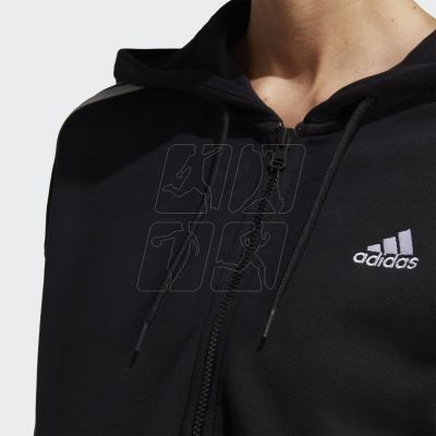 5. Bluza adidas Essentials 3-Stripes French Terry Bomber Full-Zip Hoodie W IC8781