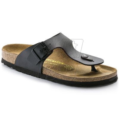 7. Japonki damskie Birkenstock Ramses Birko-Flor Black czarne narrow wąskie (44793)