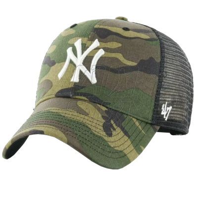 3. Czapka z daszkiem 47 Brand MLB New York Yankees Branson Kids Cap B-CBRAN17GWP-CMF-KID