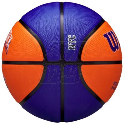 4. Piłka do koszykówki Wilson NBA Team City Edition New York Knicks WZ4024220XB