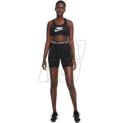 4. Stanik sportowy Nike Dri-FIT Swsh CB Futura GX Bra W DM0579 010