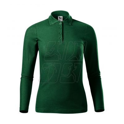 2. Koszulka polo Malfini Pique Polo LS W MLI-231D3 dark green