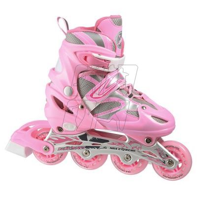 20. Łyżworolki Nils Extreme 2w1 Pink r.39-42 NH18366 A