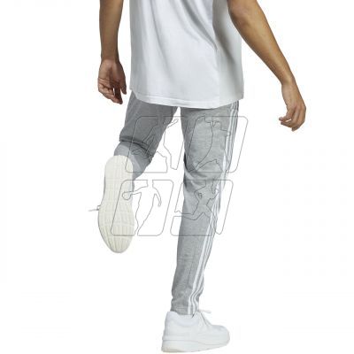 2. Spodnie adidas Essentials Single Jersey Tapered Open Hem 3-Stripes M IC0046