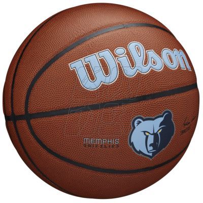 3. Piłka do koszykówki Wilson Team Alliance Memphis Grizzlies Ball WTB3100XBMEM