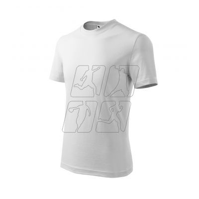 4. Koszulka Malfini Classic Jr MLI-10000 biały