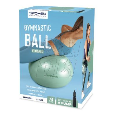 16. Piłka gimnastyczna Spokey Fitball 75cm SPK-943626