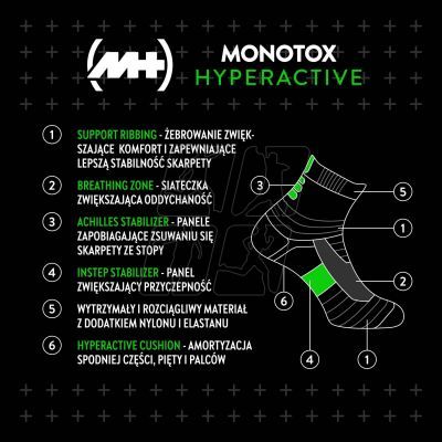 5. Skarpety Monotox Hyperactive Socks 2-pack MX20009