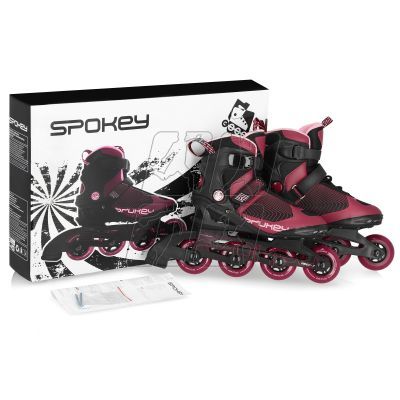 10. Łyżworolki Spokey Revo 37 BK/PK 929595