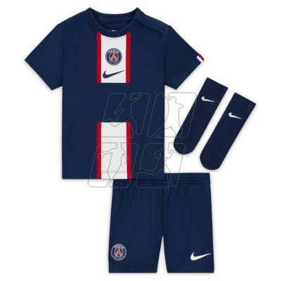 6. Komplet piłkarski Nike PSG 2022/23 Home Jr DJ7917 411