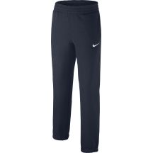 Spodnie Nike Sportswear N45 Brushed-Fleece Junior stworzone dla dzieci w jednolitej, granatowej kolorystyce
