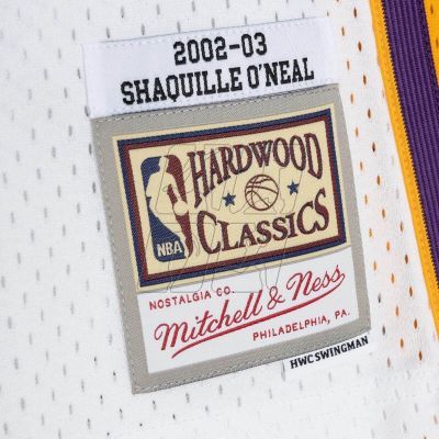 4. Koszulka Mitchell &amp; Ness Los Angeles Lakers NBA Shaquille O'Neal M SMJY4442-LAL02SONWHIT