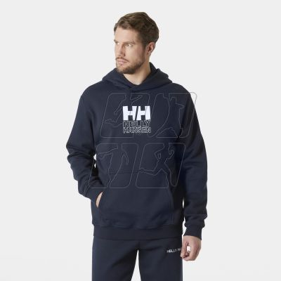 4. Bluza Helly Hansen z kapturem Cotton Fleece Hoodie M 54158 597