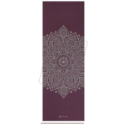 Mata do Jogi Gaiam Midnight Plum Sundial Flower 5mm 65734