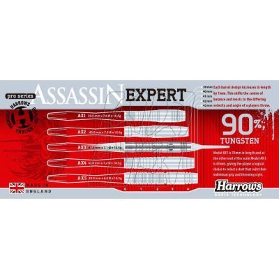 3. Rzutki Harrows Assassin Expert 90% Softip HS-TNK-000013220