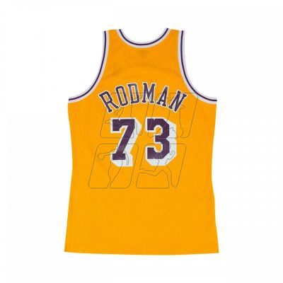 7. Koszulka Mitchell &amp; Ness Los Angeles Lakers NBA Swingman Jersey Lakers 1998 Dennis Rodman  M SMJYCP20064-LALGOLD98DRD