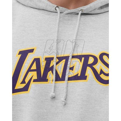 3. Bluza Mitchell & Ness Team Logo Hoody Los Angeles Lakers M HDSSINTL1050-LALGREY