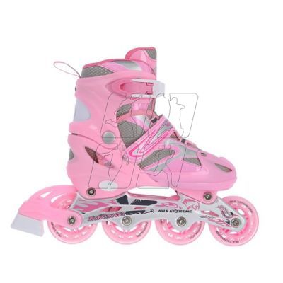 11. Łyżworolki Nils Extreme 2w1 Pink r.39-42 NH18366 A