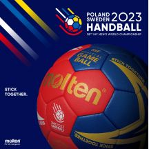 Piłka ręczna Molten - Oficjalna, meczowa - 2023 H3X5001-M3Z