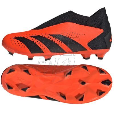 8. Buty piłkarskie adidas Predator Accuracy.3 FG LL Jr GW4607