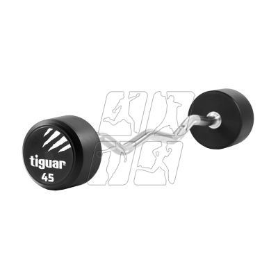 2. Barbell łamany tiguar PU 45 kg TI-WLBPU045