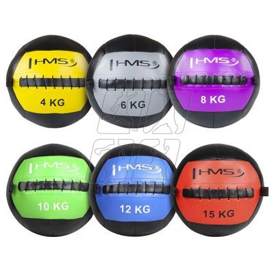 4. Piłka do ćwiczeń HMS Wall Ball WLB 6 kg