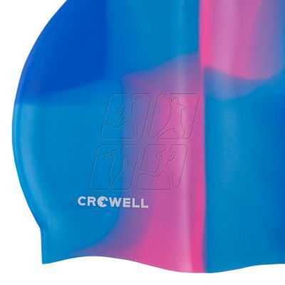 2. Czepek pływacki silikonowy Crowell Multi-Flame-09