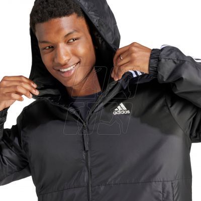 5. Kurtka adidas Essentials 3-Stripes Insulated Hooded M IN7194