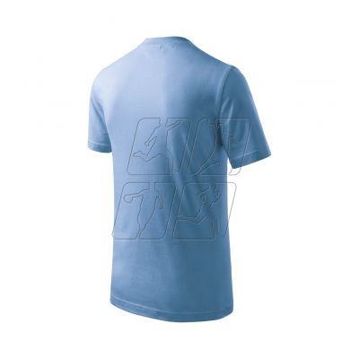 4. Koszulka Malfini Basic Jr MLI-13815 błękitny
