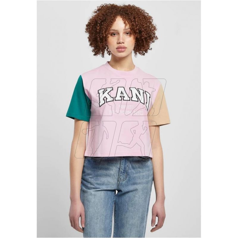 2. Koszulka Karl Kani t-shirt Serif Crop Block Tee W 6130859