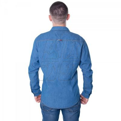 4. Koszula Tommy Jeans Tjm Cotton Denim Shirt Mid Indigo M DM0DM08399-447