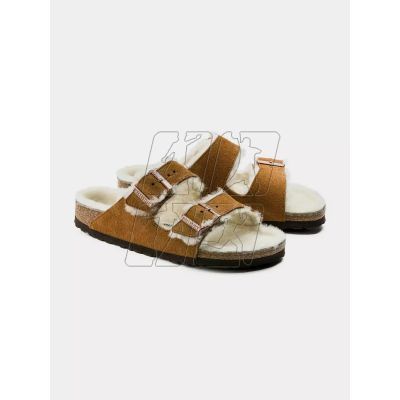 Klapki Birkenstock Arizona Shearling Mink W 1001135