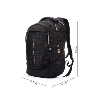 25. Plecak Swissbags z torbą na laptopa 17,3" Zurich  33 L 76201