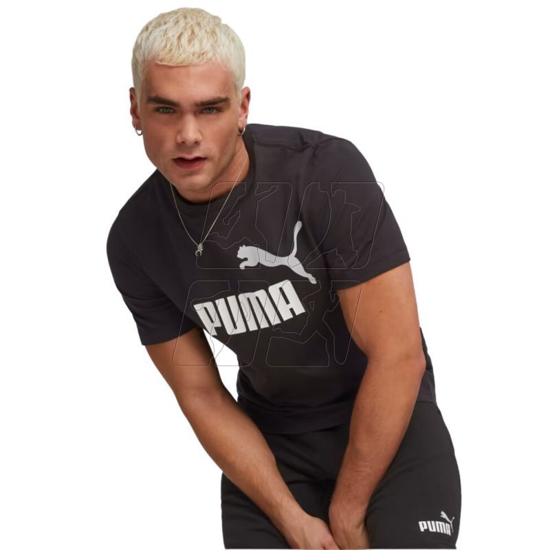 4. Koszulka Puma ESS+ 2 Col Logo Tee M 586759 61