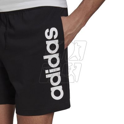 4. Spodenki adidas AeroReady Essentials Linear Logo Shorts M GK9604