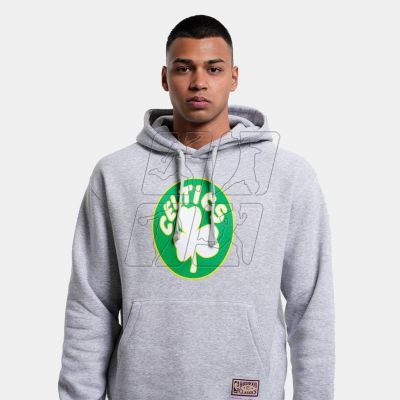 5. Bluza Mitchell & Ness Team Logo Hoody Boston Celtics M HDSSINTL1050-BCEGREY