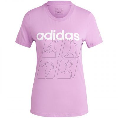 Koszulka adidas Loungewear Essentials Slim Logo Tee W IY9192