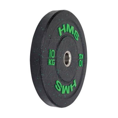 12. Talerz olimpijski HMS BUMPER GREEN 10 kg HTBR10 