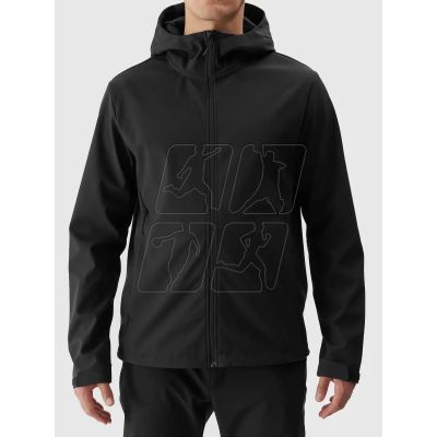 6. Kurtka softshell wiatroodporna 4F M 4FWAW24TSOFM283-20S